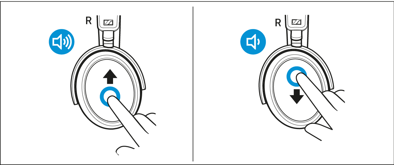Kopfhörer Lautstärke