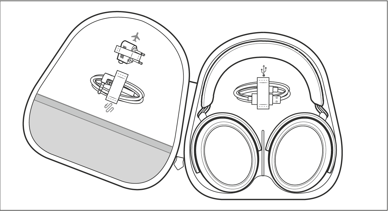 Kopfhörer aufbewahren
