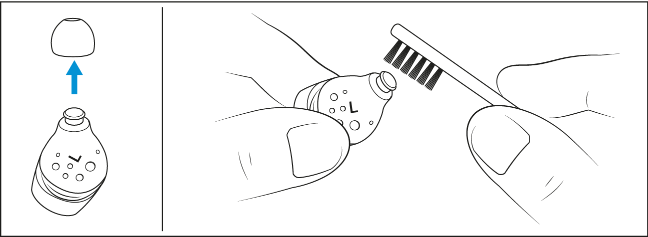 Ohrhörer reinigen_Klangkanal